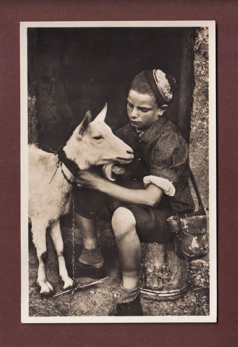 Cartoline postali: CHEVRIER et sa Chèvre – Usato da Pully venduto da nicecards-shop