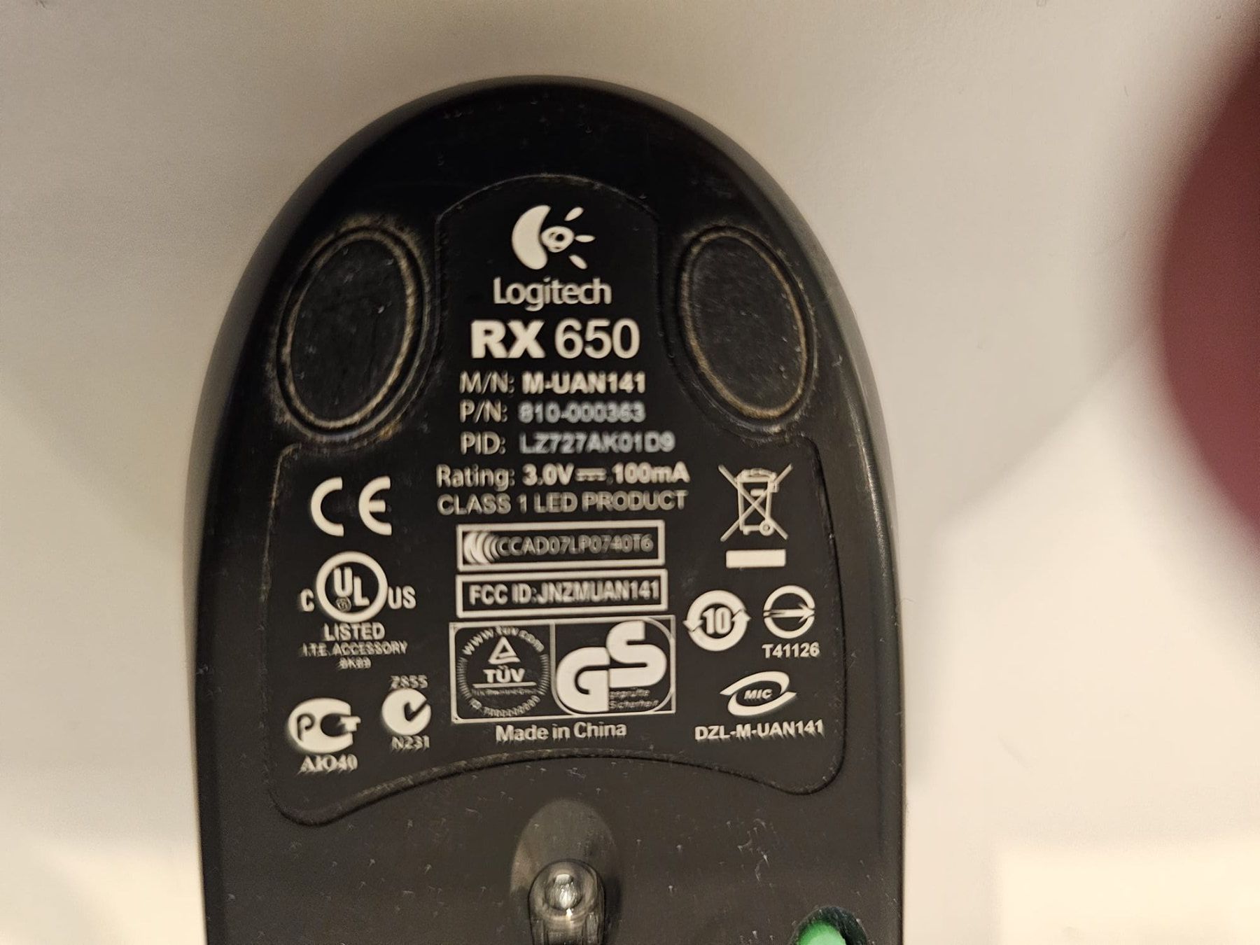 Logitech Souris: Funk Maus Logitech – D'occasion à Wallisellen par 125271 1