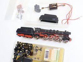 Minitrix BR01 Dampflok mit Ersatzteilen - Spur N