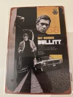 Steve McQueen Bullitt Blechschild - Neuwertig!
