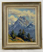 Victor Wildhaber: Mürtschenstock – Öl auf Platte, 1956