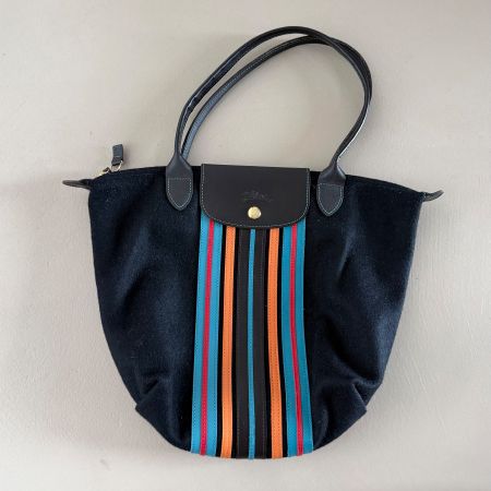LONGCHAMP Le Pliage „Perfect Winter“ Multi-Stripe 🖤