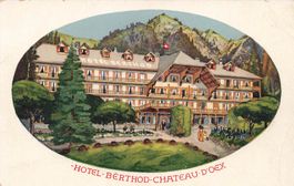 Château-d’Oex VD Hôtel Berthod Litho