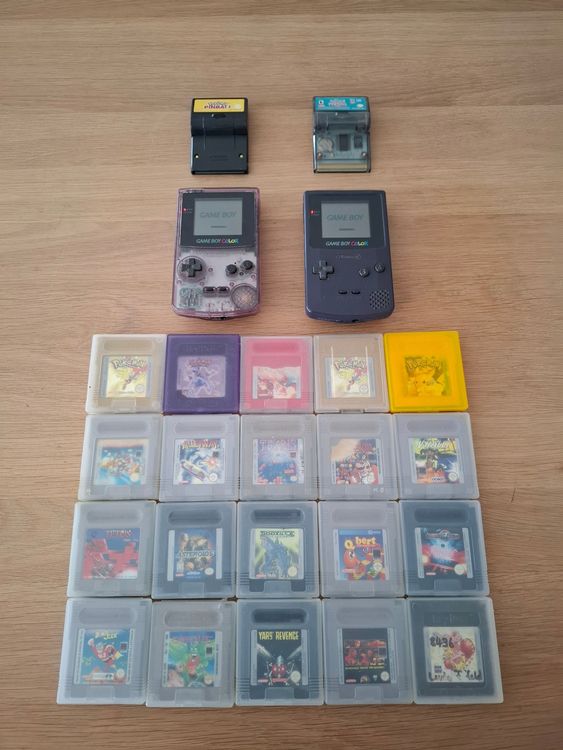2x Gameboy Color inkl. 22 Games alles funktionsfähig ab 1Fr. (Gebraucht ...