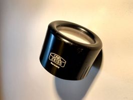 Vintage CARL ZEISS schwarze Lupe (8 dpt), Deutschland.