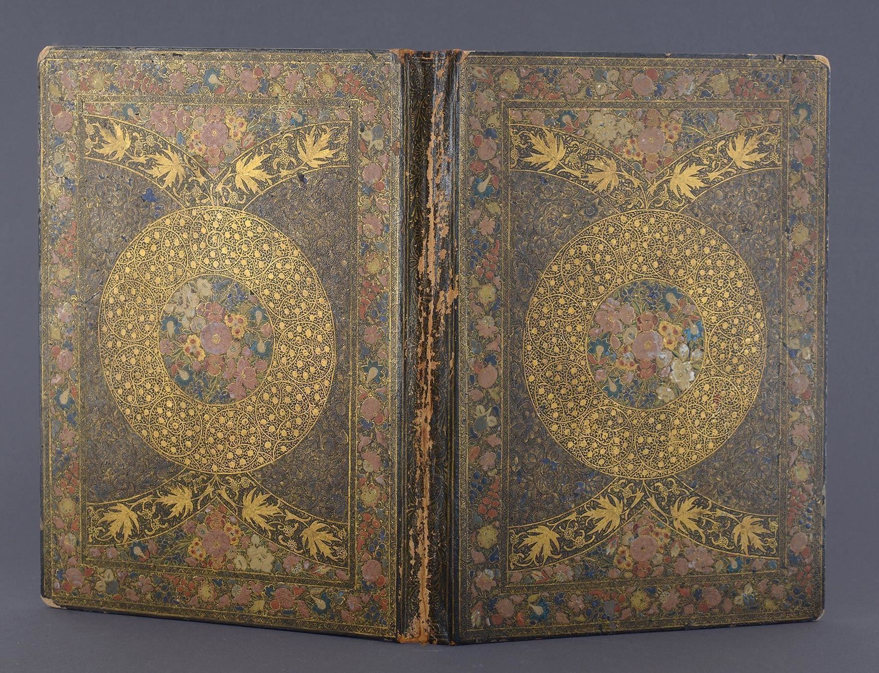 Libri: Antike Papier-maché Buchhülle, Kashmir – Usato da Bern venduto da chamunda 5