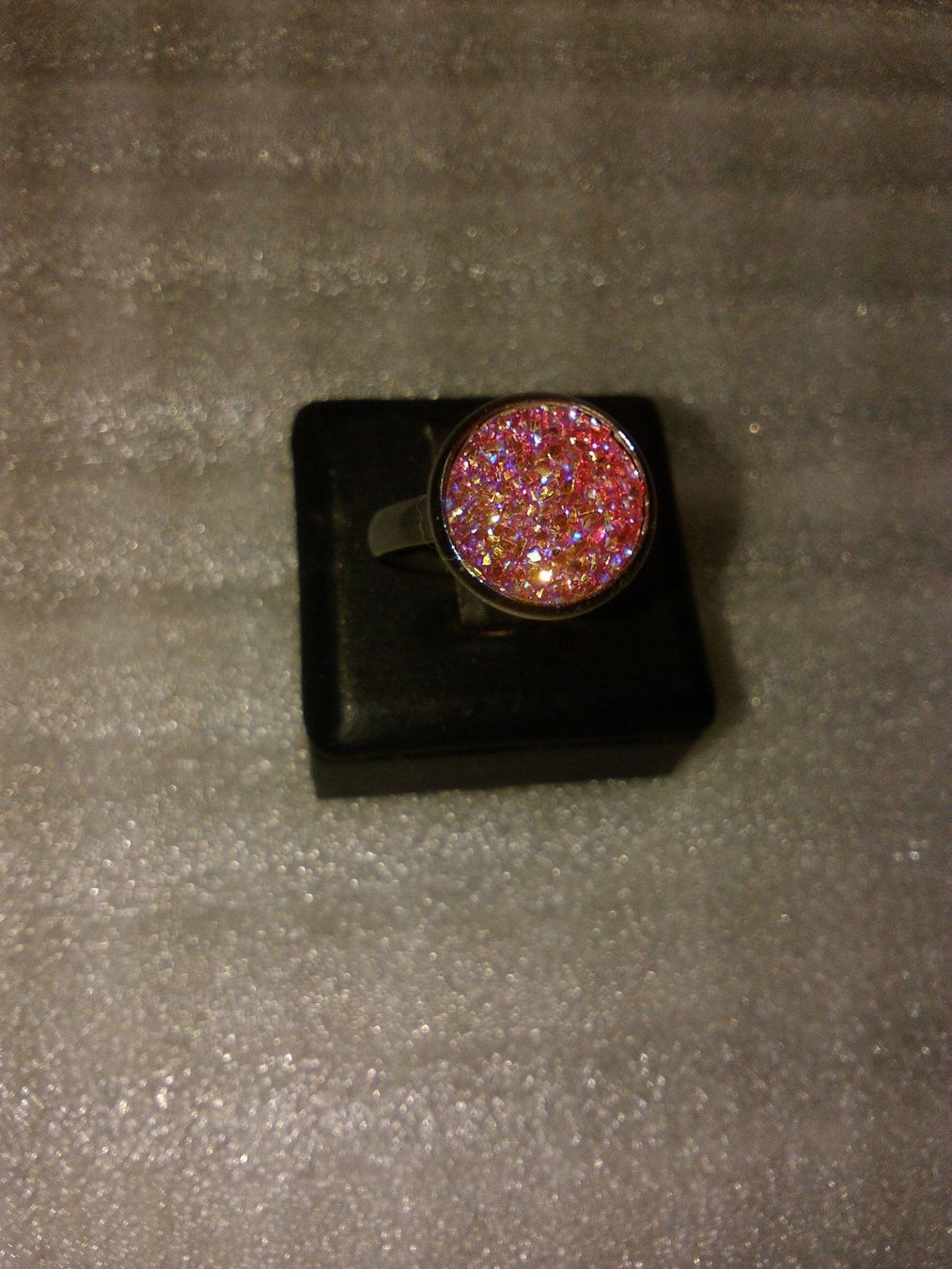 Anelli: RING EDELSTHAL,,MIT LELA GLITZER,,,ANTI ALLERGISCH – Nuovo (secondo la descrizione) da Basel venduto da bijoutrie_4 1