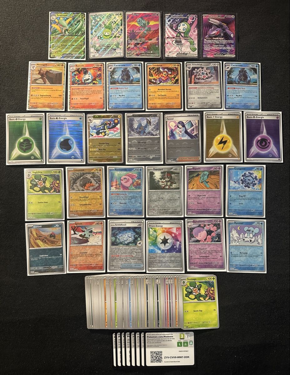 Pokémon Carte collezionabili: BLACK BOLT POKEMON SAMMLUNG – Nuovo (secondo la descrizione) da Binz venduto da Cediboy