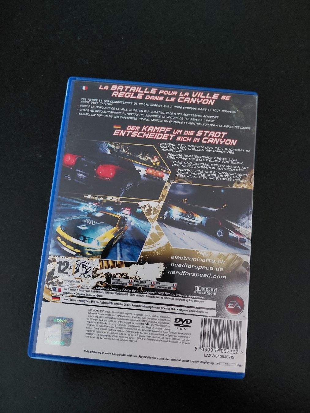 Sony Giochi: PlayStation 2 Need for Speed Carbon Spiel – Usato da Heimberg venduto da 19BERN31 1