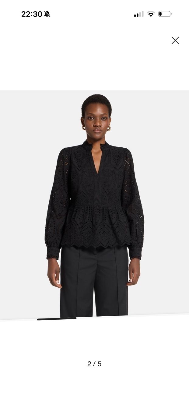 Camicette: Black blouse, YAS, size XL – Nuovo e nell'imballaggio originale da Ueberstorf venduto da man_p2fy 3