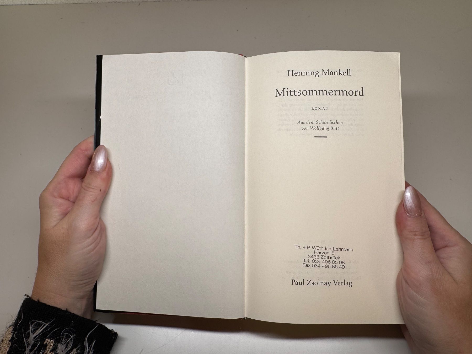 Bücher: ROMAN: Henning Mankell, Mittsommermord – Gebraucht aus Grosswangen von Deutsche_Romane 2