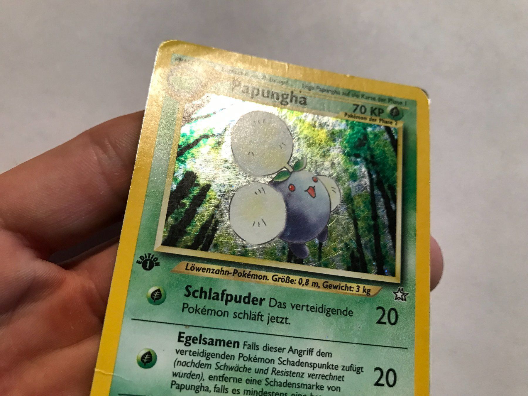 Pokémon Carte collezionabili: Papungha holo Neo Genesis 1. Edition – Usato da Hagendorn venduto da Pokecollectorch 3
