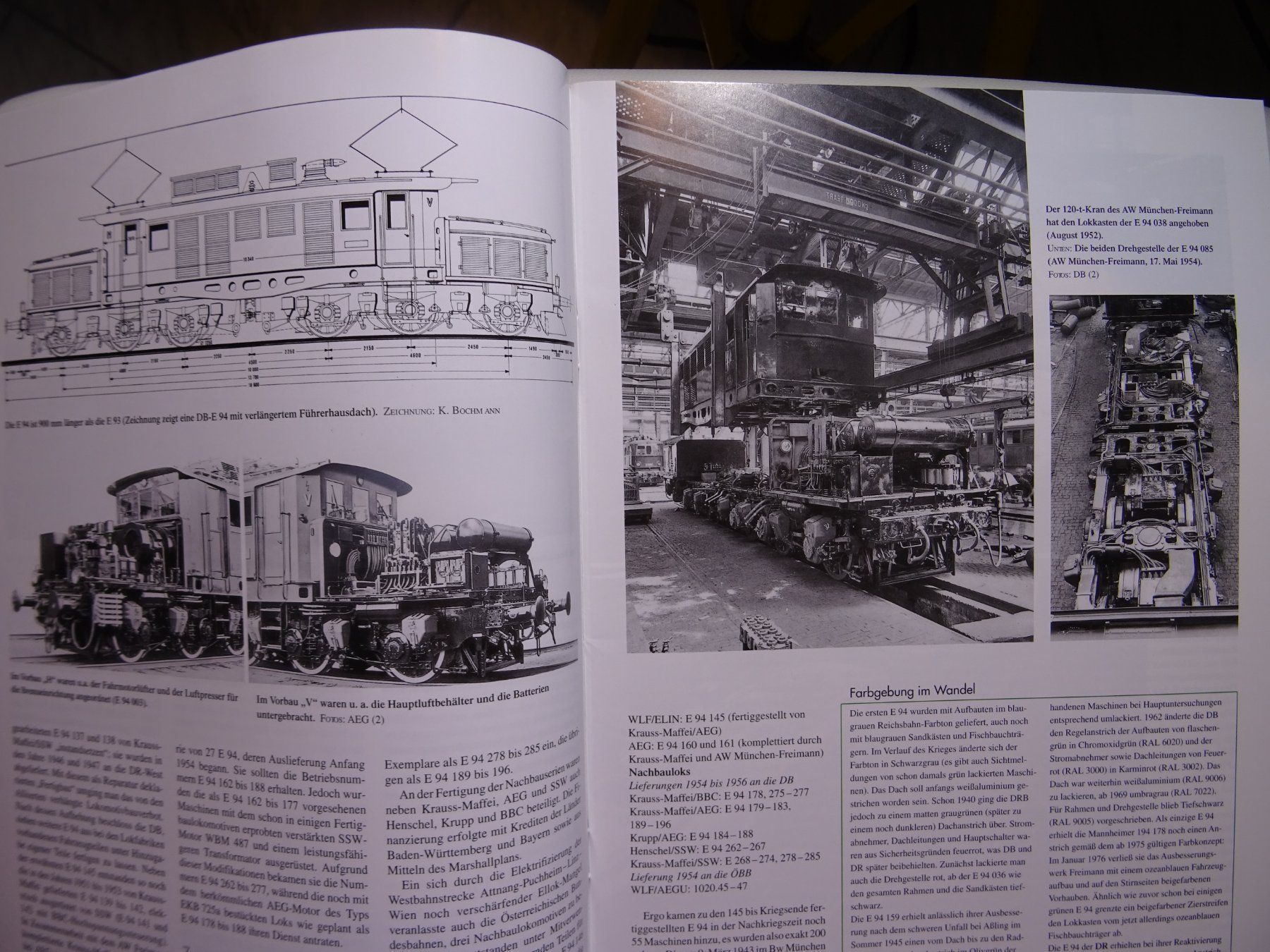 Libri: Eisenbahn Journal DB Baureihe E 94 Technik, Einsatz, Museum – Usato da Teufen AR venduto da Brandan2171 4
