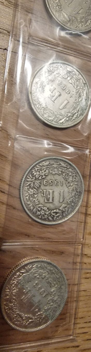 Toutes les monnaies: 6x 1Fr. silber schweizer münzen – D'occasion à Arbon par sar_l7ll 2