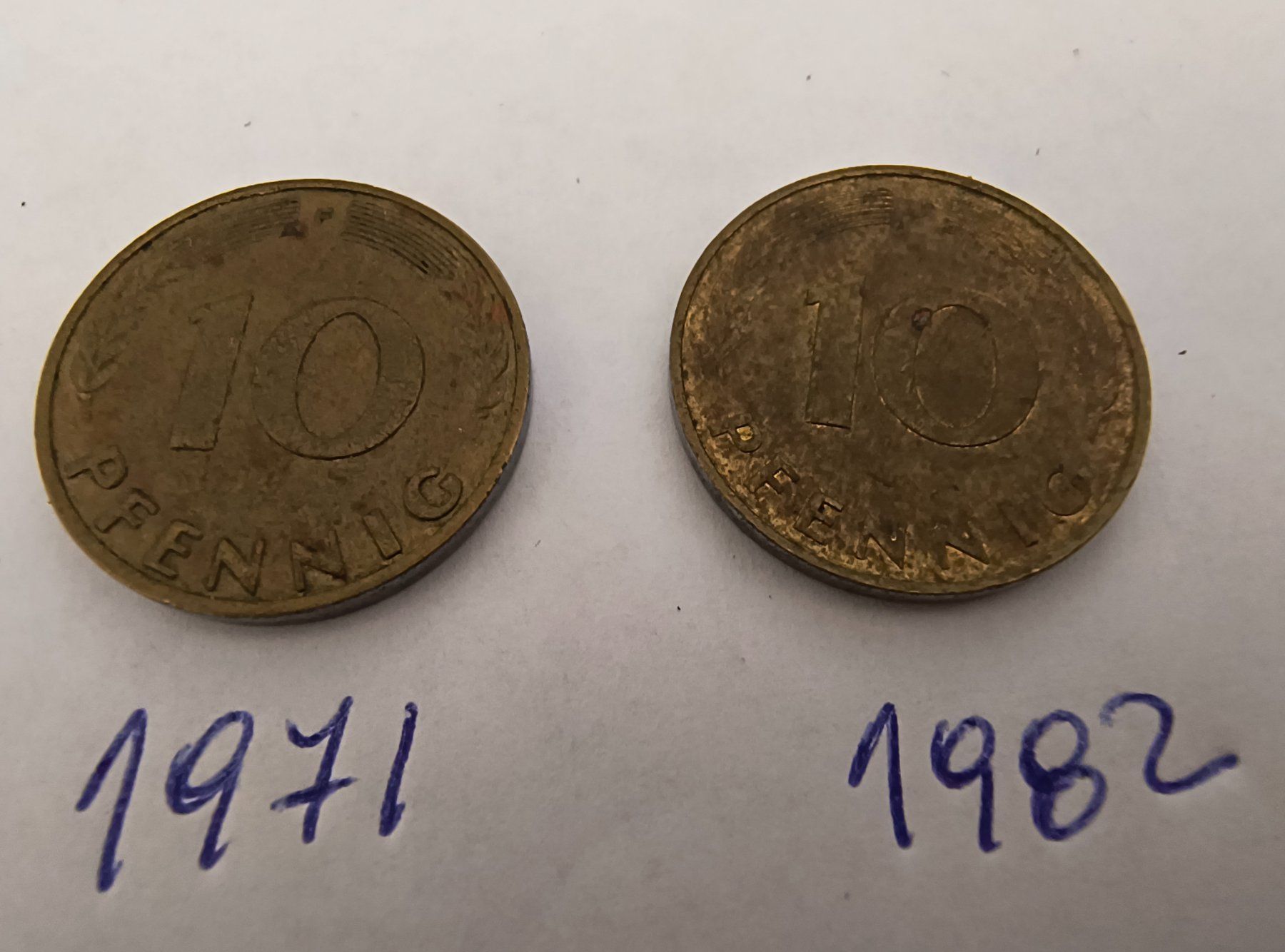 Tutti le monete: DEUTSCHE MARK - MÜNZEN 1950 / 1987 – Usato da Neuhausen am Rheinfall venduto da VALAMA 7