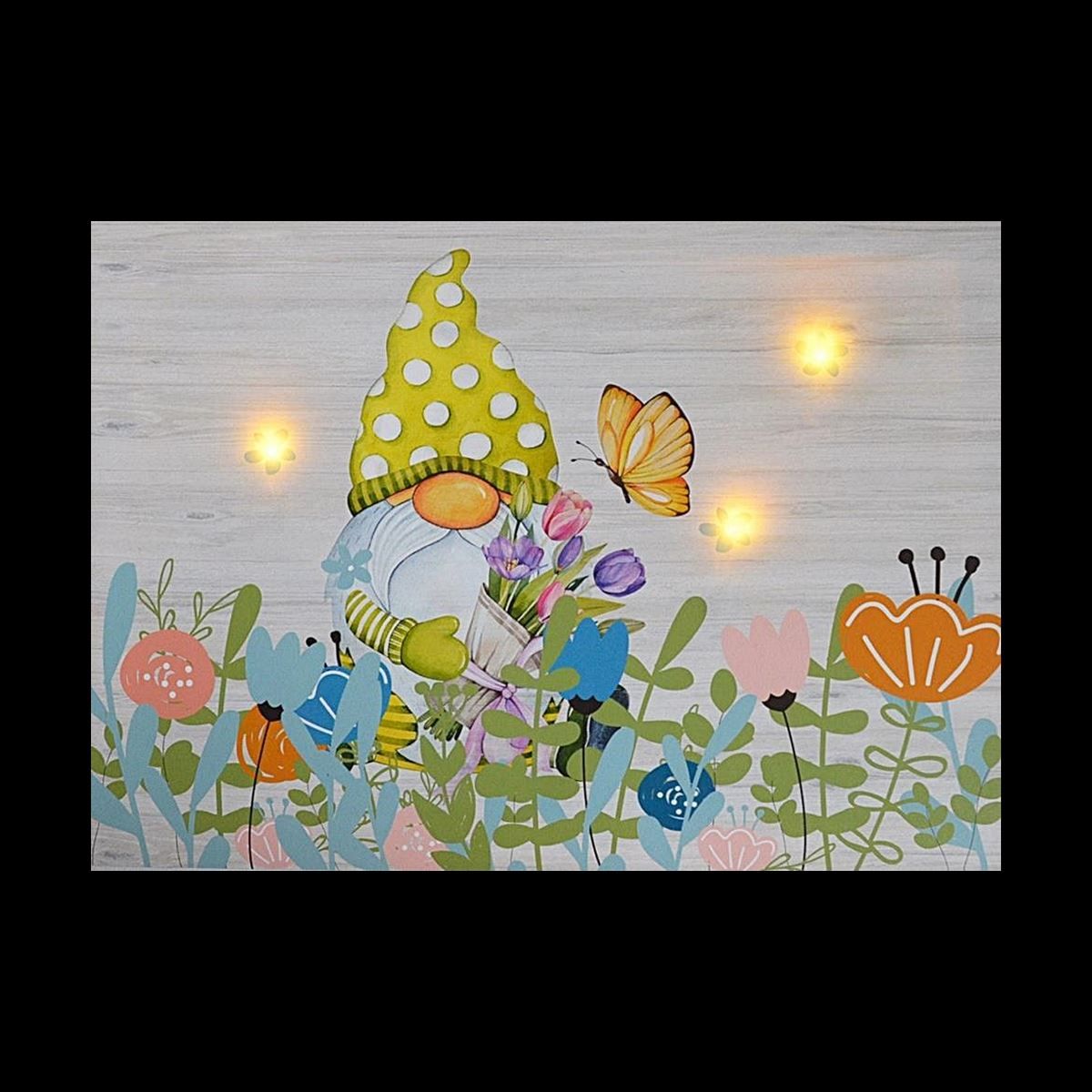 Poster & Bilder: LED Bild 40 x 30 cm - Wichtel auf Wiese – Neu und originalverpackt aus Wettingen von Swala 1