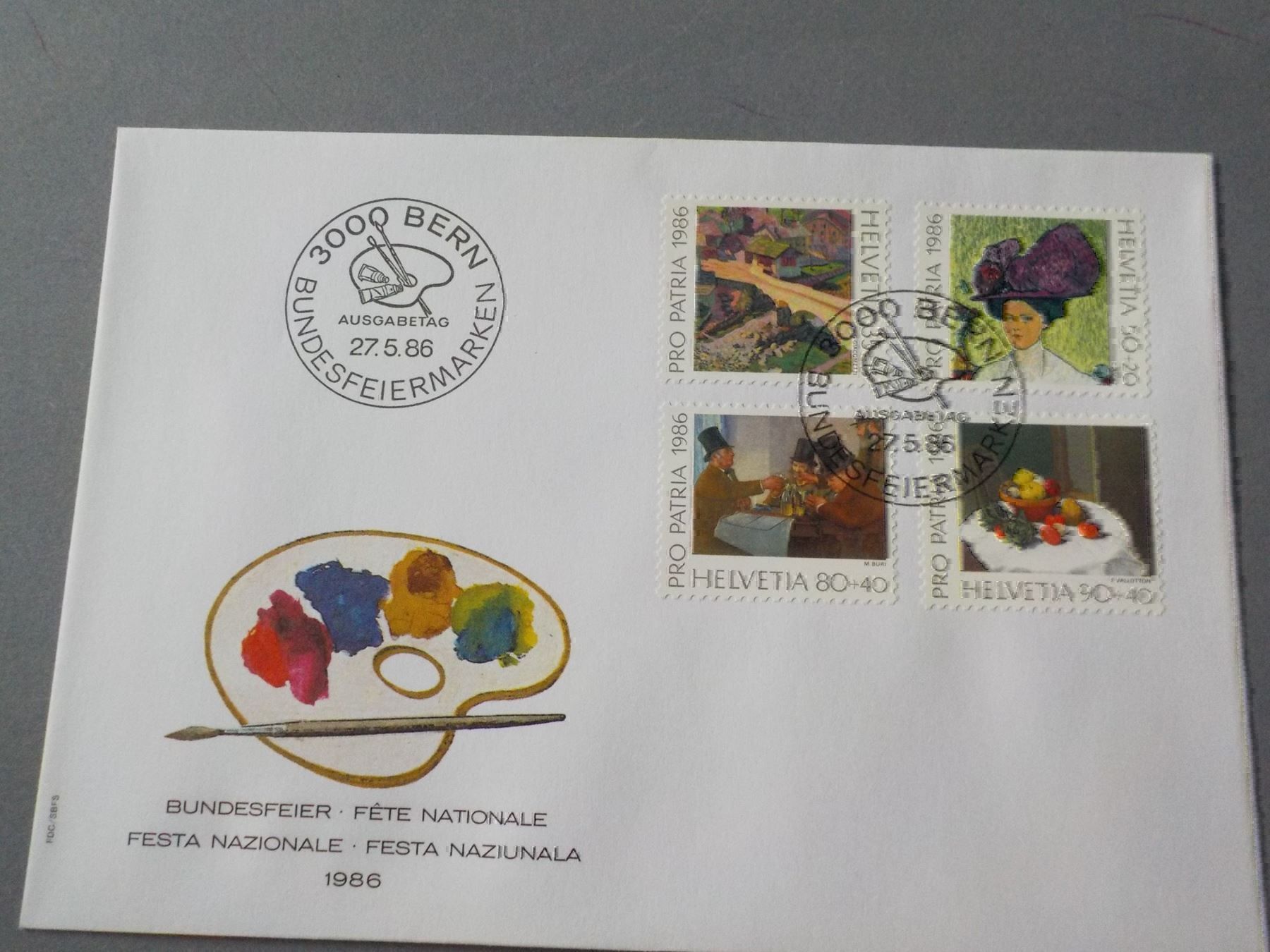 Tutti i francobolli: 1986, FDC, Pro Patria, Serie – Nuovo (secondo la descrizione) da Muri b. Bern venduto da Ricardoverkauf