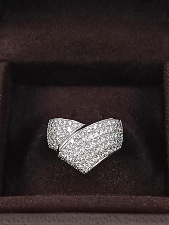 Anelli: PAVÉ DIAMANTRING IN 750 WEISSGOLD – Usato da Luzern venduto da EdiGem 2