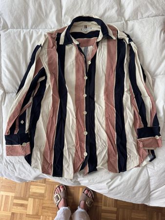 Chemise Tommy Hilfiger rayée T.XS/S excellente état