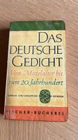 Deutsches Gedicht - Mittelalter bis 20.Jhdt, Fischer 📚1957