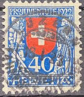 1922 Pro Juventute J24 SBK 35.- Voll-⦿ Luzern