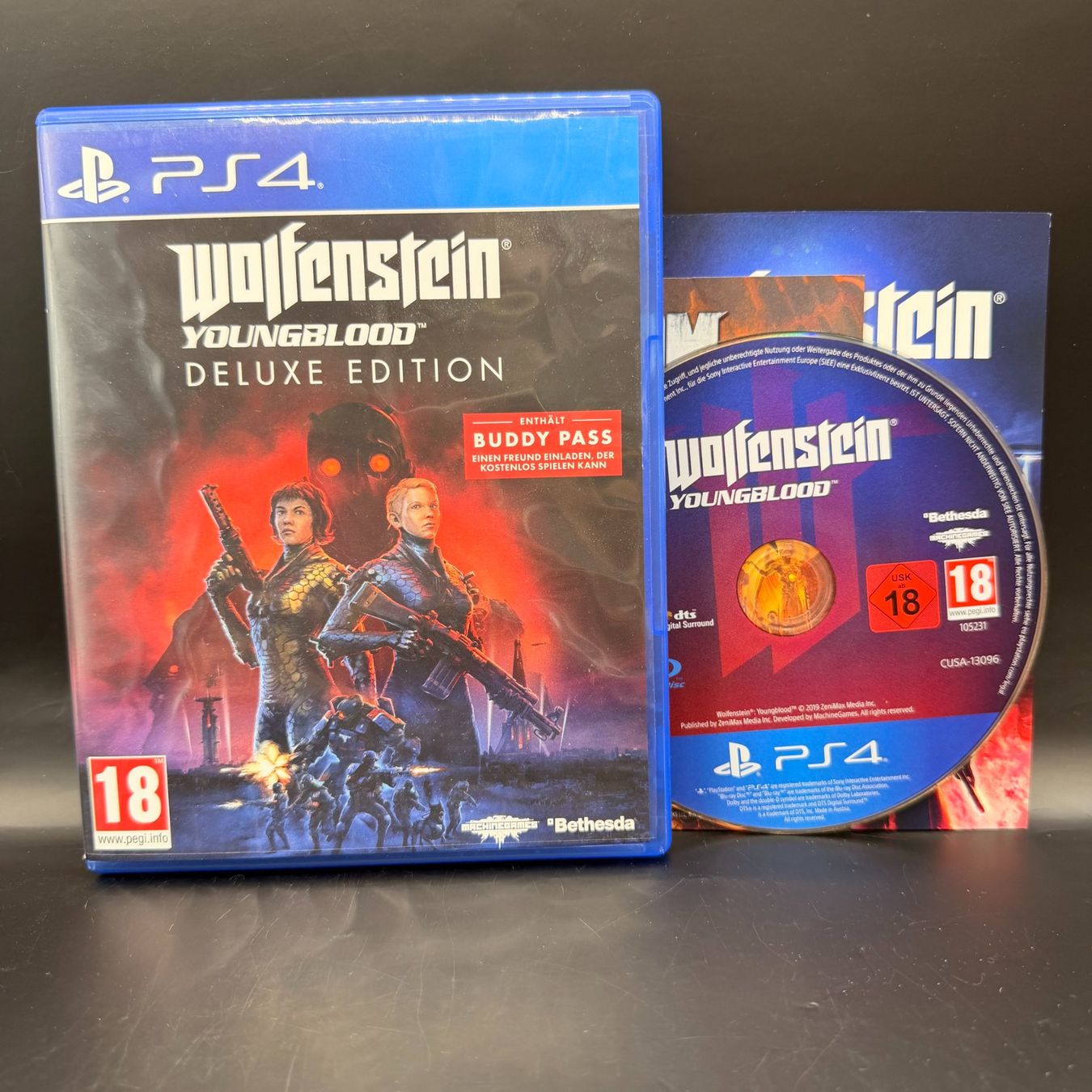 Sony Spiele: Wolfenstein Youngblood Deluxe Edition Playstation 4 – Gebraucht aus Düdingen von Nerdworld