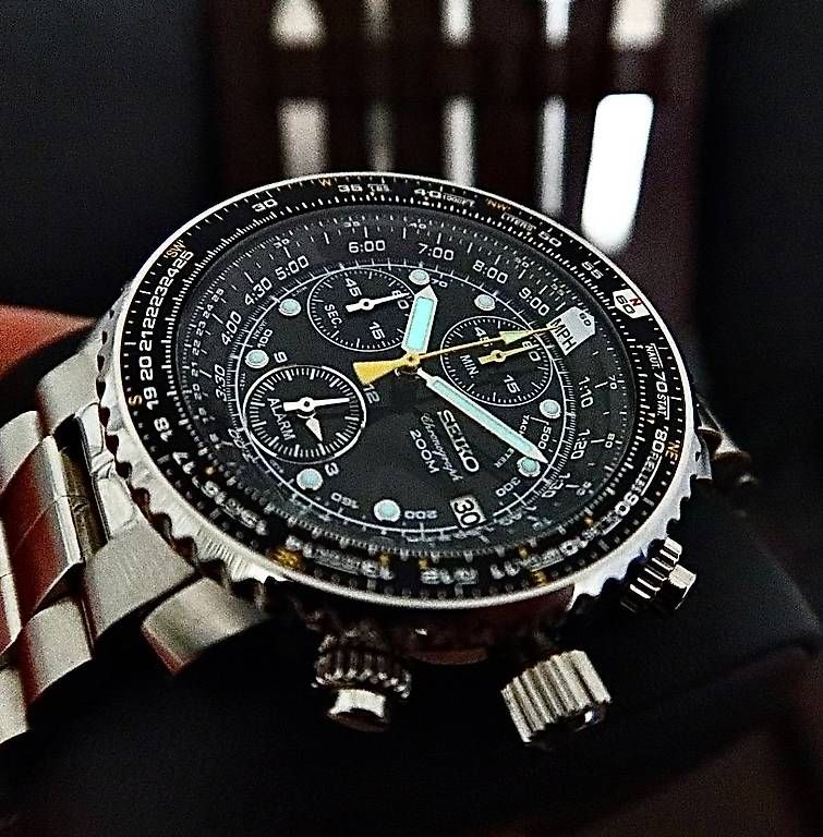 Uhren: Seiko Pilot Chronograph Navitimer – Gebraucht aus Zürich von Vlaser 2