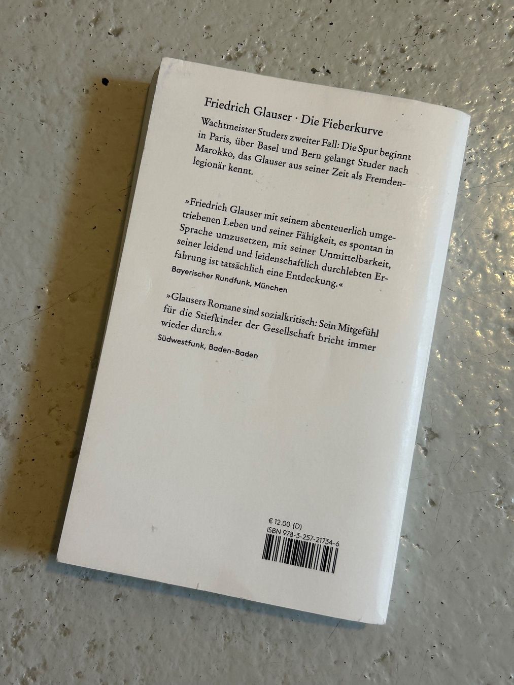Libri: Die Fieberkurve Roman – Usato da Wabern venduto da belka72 2