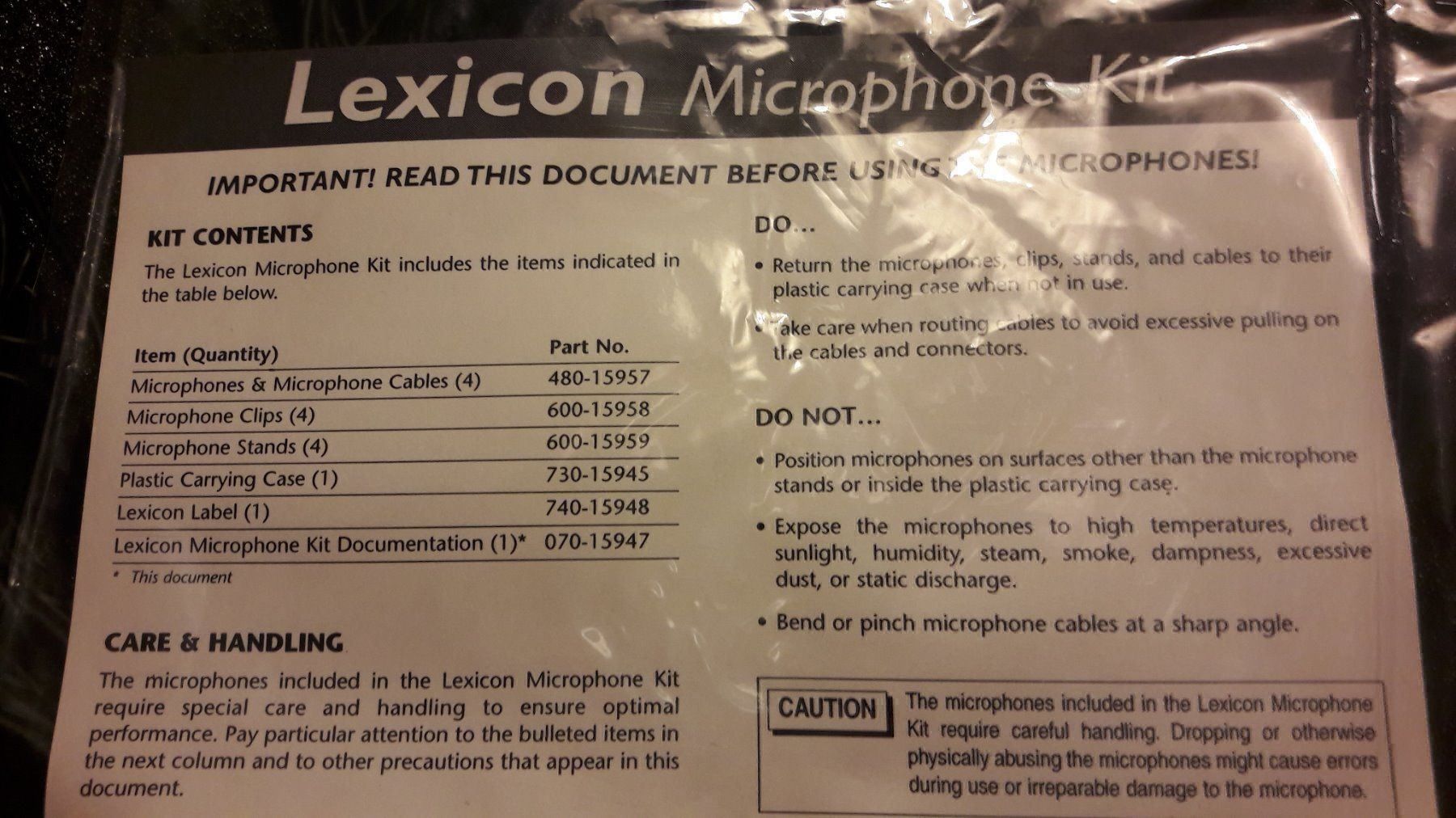Mikrofone: Mikrofon AKG C98 4er-Set Lexicon Room EQ – Neu (gemäss Beschreibung) aus Salez von EMERCARO 4