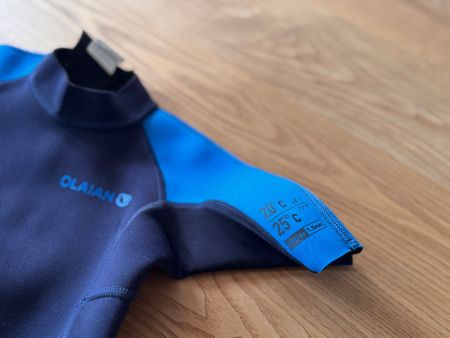 Neoprenanzug Shorty Surfen Neopren 1,5 mm blau 115-124