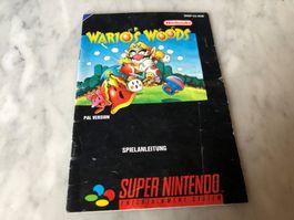ANLEITUNG FÜR WARIO WOODS SUPER NINTENDO