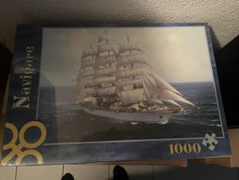Puzzle Nave a Vela, 1000 pezzi, nuovo, per amanti del mare🌊