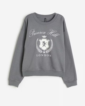 💗H&M💗 Damen "PRIMROSE HILL LONDON" Cozy Sweatshirt XXS XS