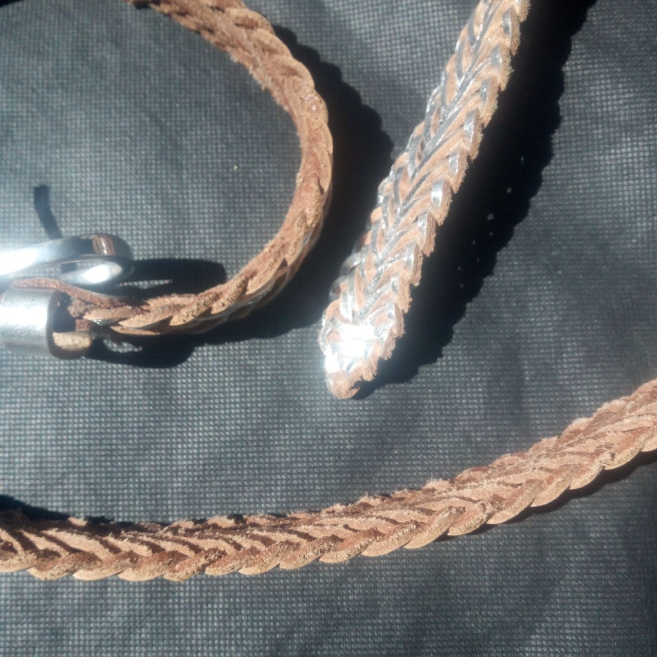 Cinture: Ledergürtel, geflochten, 110 cm – Usato da Luzern venduto da toenu23 4