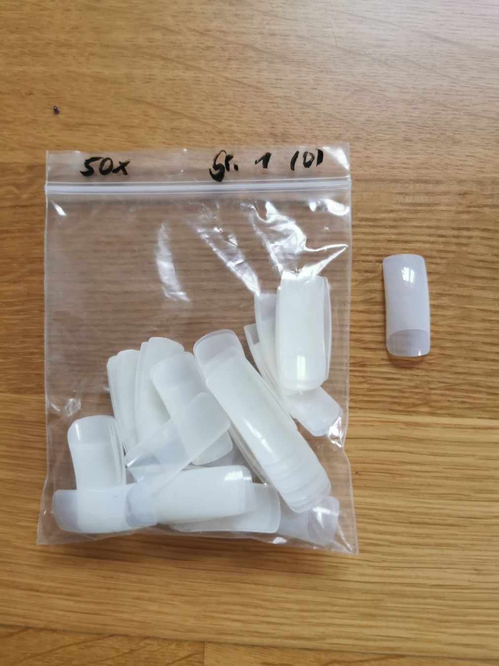 Ongles artificiels: 50 gerade Tips, Gr. 0-1 – Neuf (Voir description) à Malters par Wahni81