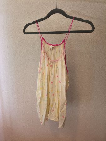 Muse of Love Pale Yellow Cami – Confetti Print – Size M
