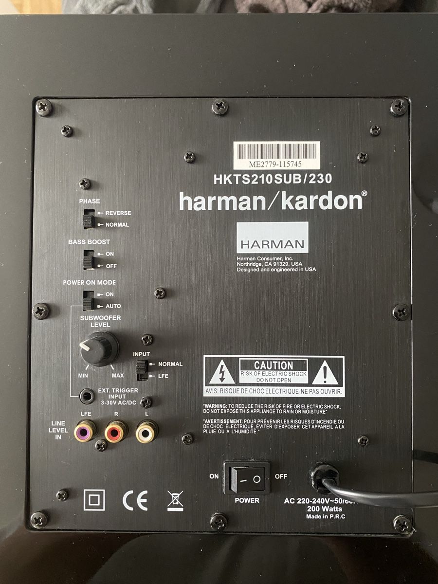 Harman-Kardon Home Cinema: harman/kardon Dolby Surround 5.1 – Usato da Dietikon venduto da huber74 2