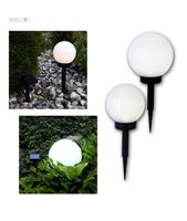 3-er Set  solar Gartenleuchte 15 cm neu