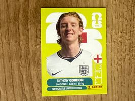 Panini FIFA WM 2026 Sticker Anthony Gordon ENG 15