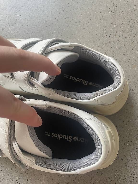 Chaussures hommes: Acne Studios Steffey 39 Sneaker Weiss Klettverschluss – D'occasion à Zürich par ann_lv2n 2