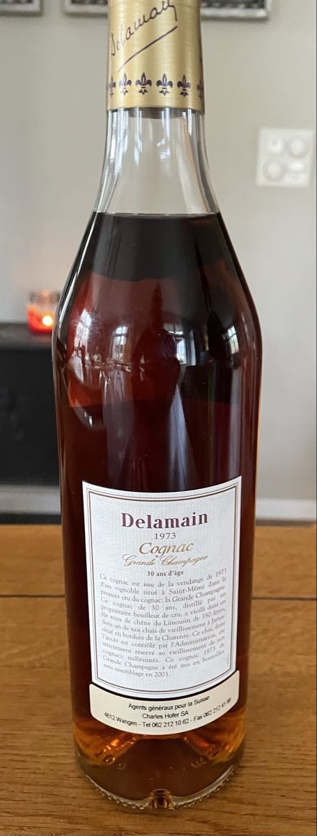 Bevande alcoliche: Delamain Cognac 1973 – Nuovo (secondo la descrizione) da Langenthal venduto da reki56 2