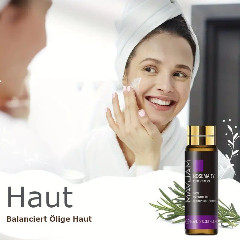 Oli essenziali: Ätherisches Rosmarin öl 100% natürlich 10ml Luftbefeuchter – Nuovo e nell'imballaggio originale da Hundwil venduto da Stallone6 2