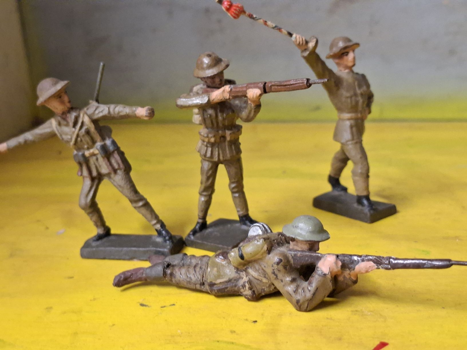 Giocattoli: Infanterie anglaise Lineol  – Usato da Monthey venduto da Jmbois