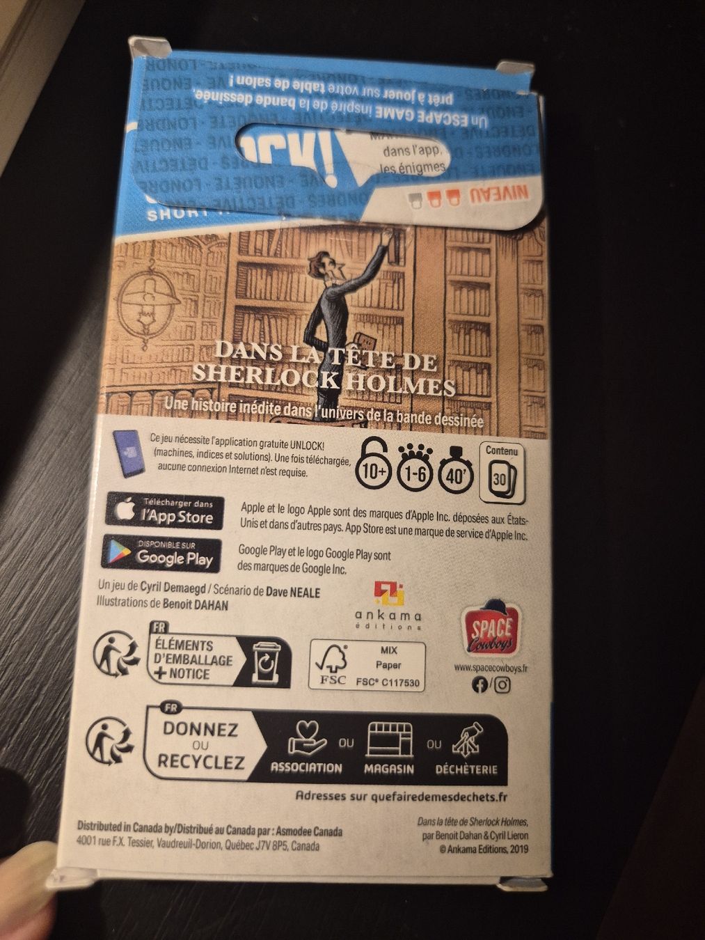 Spiele: Unlock ! short adventures : Sherlock Holmes – Gebraucht aus Meyrin von Barbie_Zombie 1