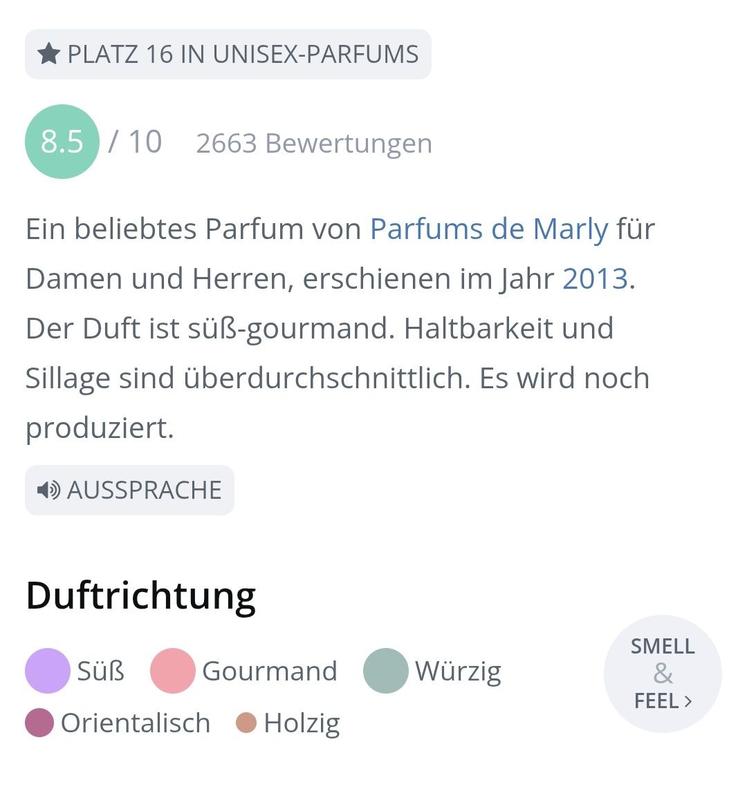 Profumi & Eau de Toilette: 2 ml OAJAN PARFUMS DE MARLY ABFÜLLUNG – Nuovo (secondo la descrizione) da St. Gallen venduto da CaliSunshine 3