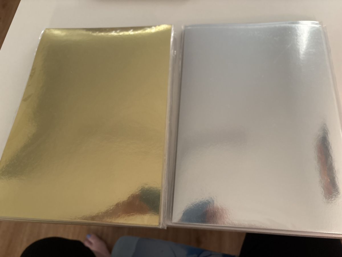 Papier: Spiegelkarton  Gold & Silber – Neuf avec emballage d'origine à Amriswil par SCHLOSSGEISTLI