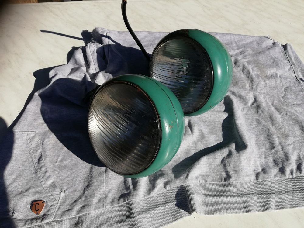 Scheinwerfer 3-flammig Für Fiat Traktor - Original SX Serie Gold Made In Italy