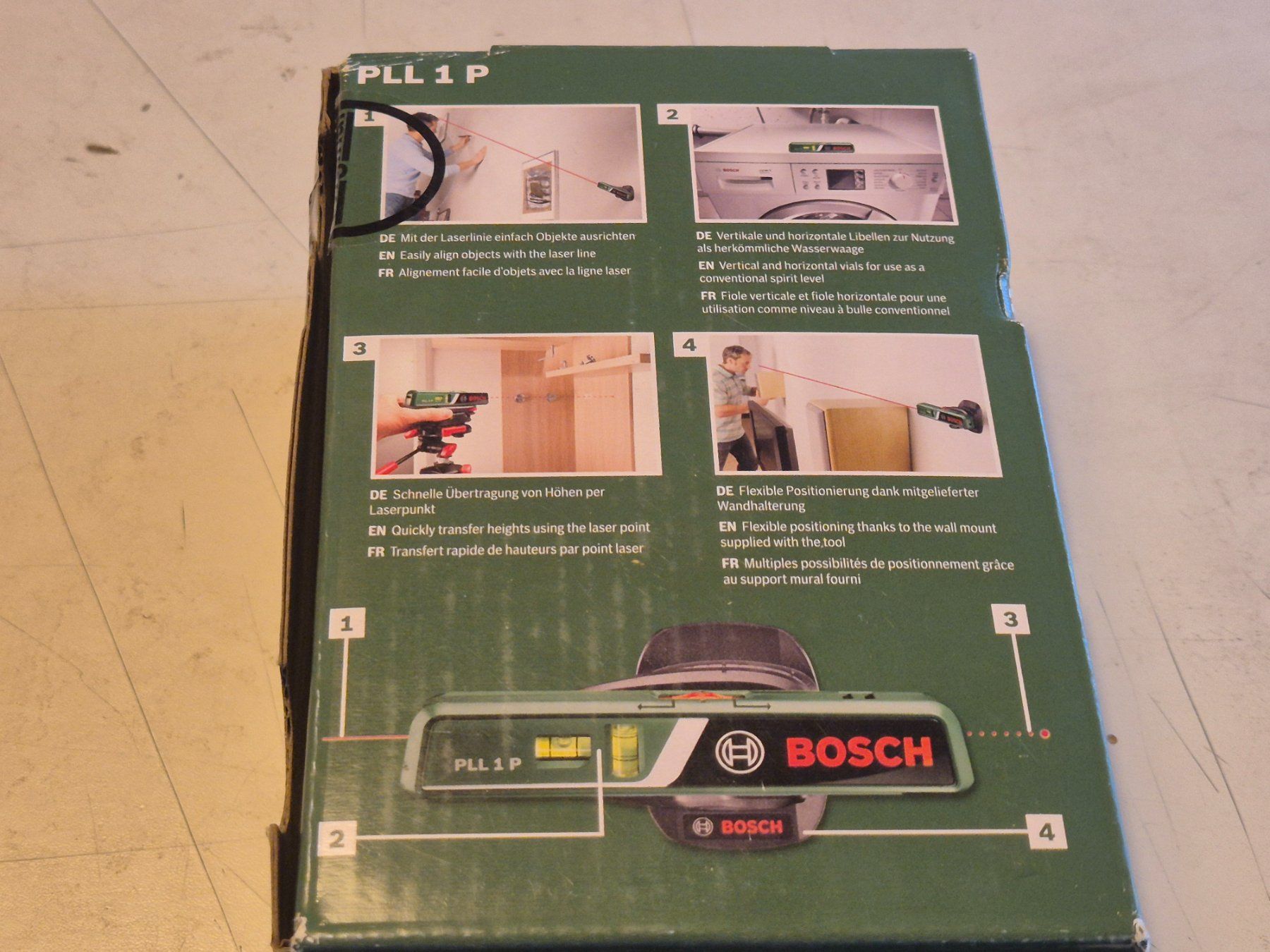 Bosch Misurare: Bosch Laser Wasserwaage PLL 1P – Usato da Pratteln venduto da Motodrom 5
