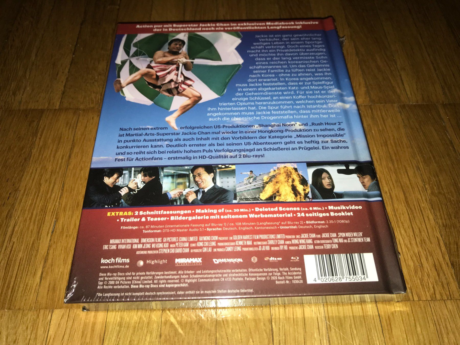 Tutti i DVDs: Spion Wider Willen - MEDIABOOK - UNCUT – Nuovo e nell'imballaggio originale da Basel venduto da havsok 1