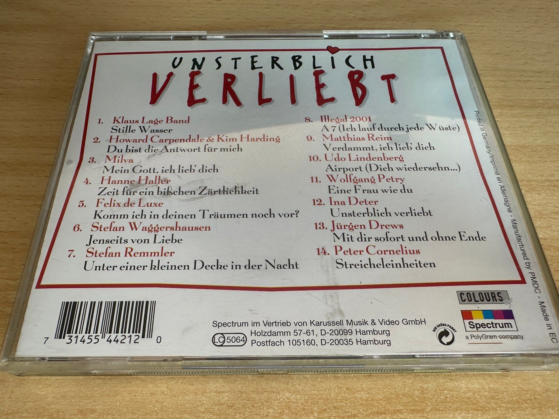 CD: Various - Unsterblich Verliebt – Usato da Rikon im Tösstal venduto da Alpenmutz 1